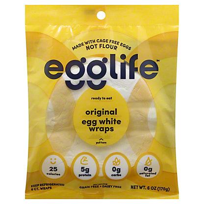 Egg life egg white wraps