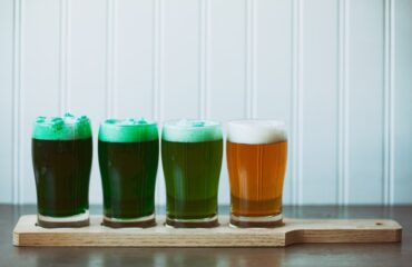 Green beer flight